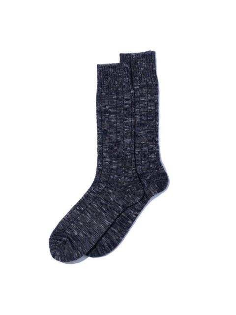 The Real McCoys The Real McCoy's Outdoor 'Camp' Wool Socks Charcoal