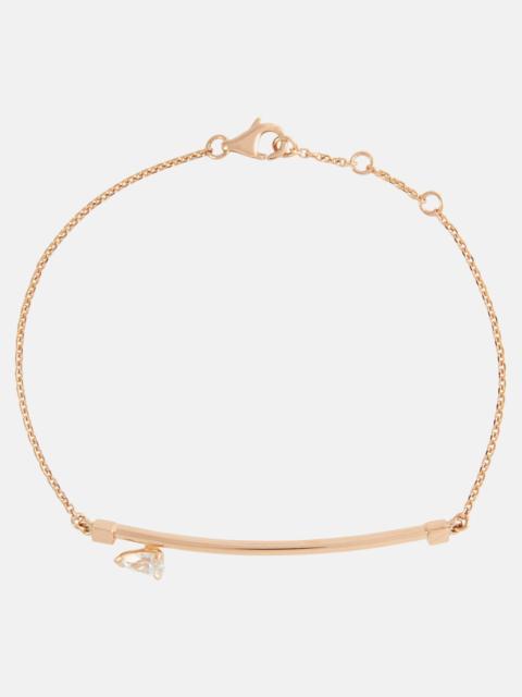 REPOSSI Serti Sur Vide 18kt rose gold bracelet with diamond