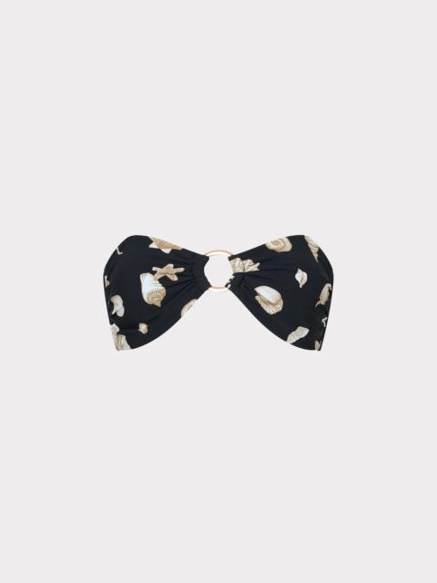 MILLY Seashell O-Ring Bikini Top