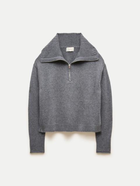J.CREW Cashmere quarter-zip sweater