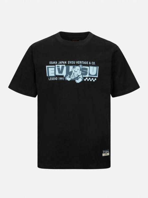 EVISU PLAYFUL GODHEAD PRINT REGULAR FIT T-SHIRT