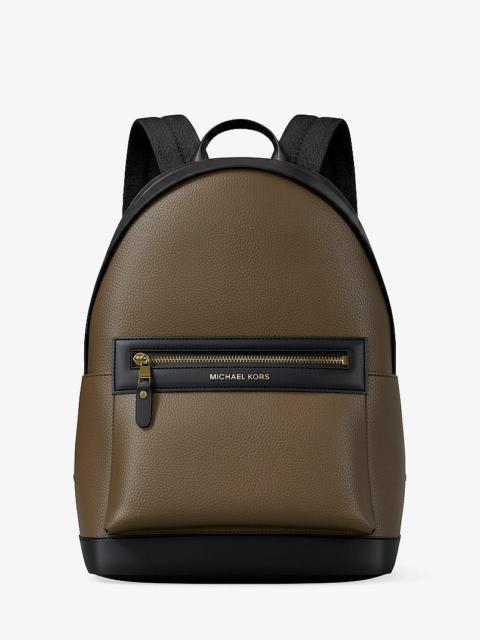 MICHAEL KORS Jet Set Pebbled Leather Backpack