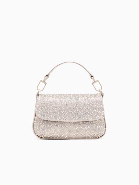 GIORGIO ARMANI LA PRIMA SOFT MINI IN SATIN AND RHINESTONES