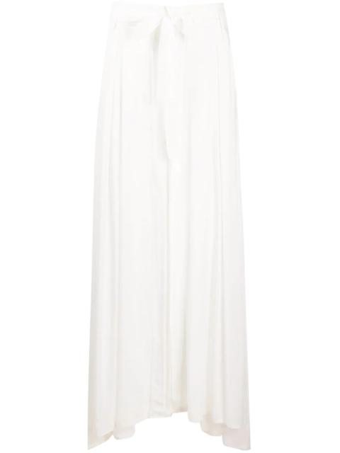 Ann Demeulemeester tie-waist pleated skirt 