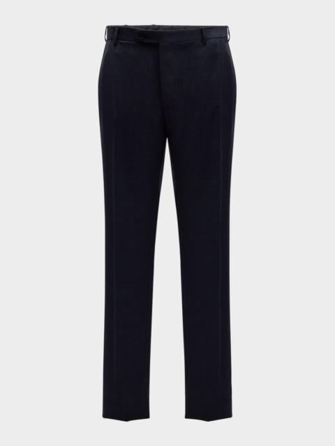 Brioni Men's Textured Wool Dress Pants