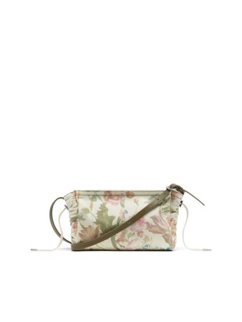 Maison Margiela floral drawstring messenger bag