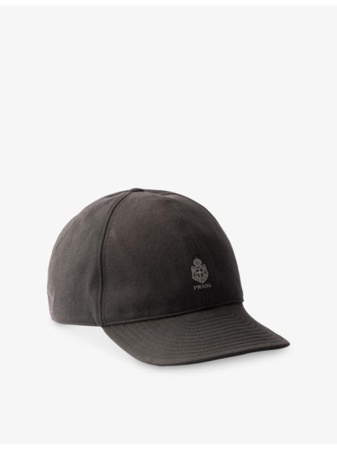 Prada Old Gabardine Cotton Baseball Cap