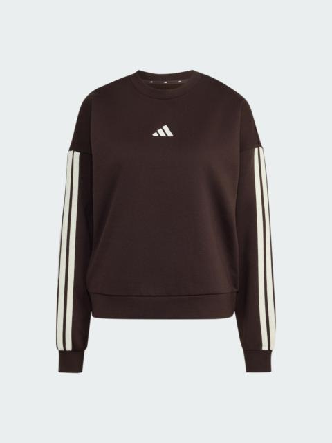 adidas Essentials 3-Stripes Fleece Sweatshirt