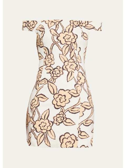 SIR. Elodie Off-Shoulder Mini Dress