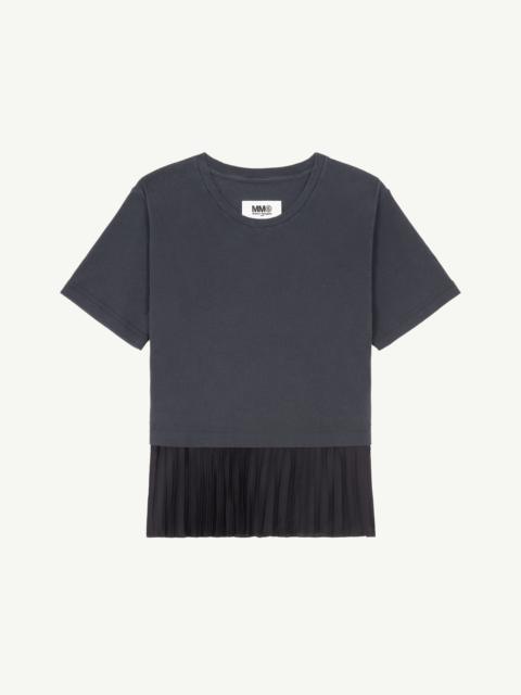 Pleated T-shirt