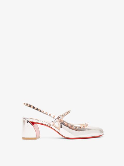 Christian Louboutin Janispikes 55 metallic pumps