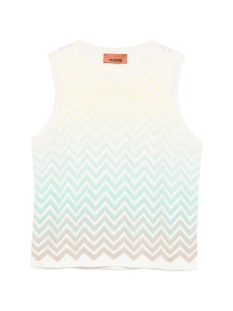 Missoni chevron-pattern top