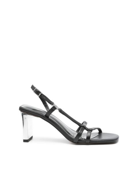 maje 80mm leather sandals