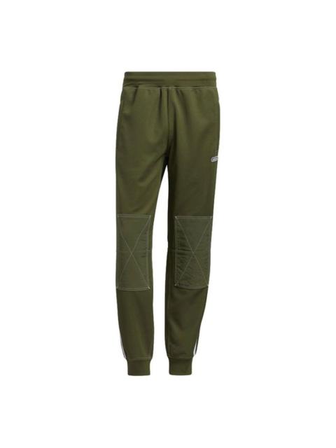 adidas originals MENS Sports Ankle-banded Pants Green GN3808