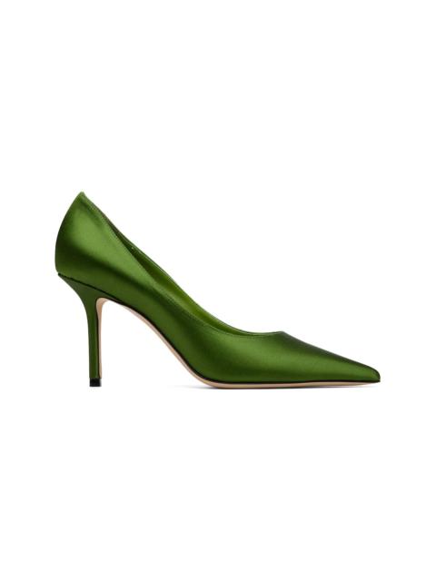JIMMY CHOO Green Love 85 Heels
