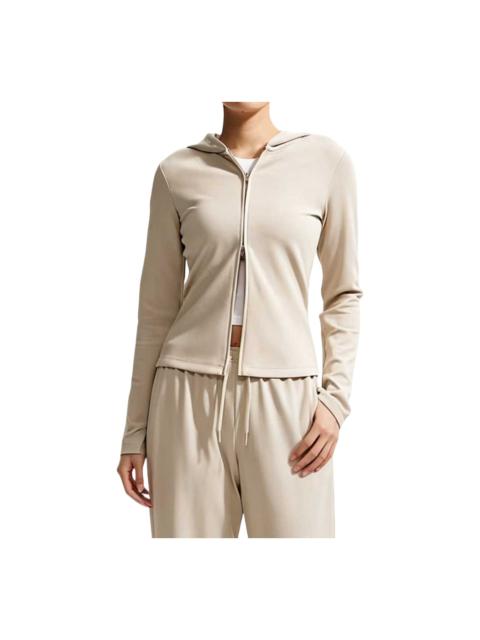 Nike (WMNS) Nike Sportswear Chill Knit Jacket 'Khaki' IM8380-236