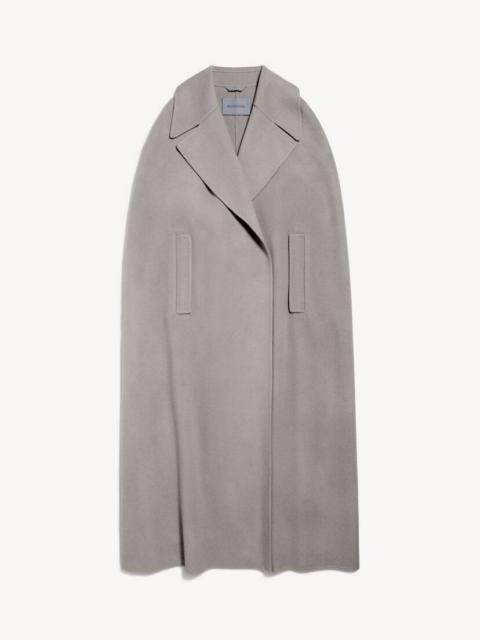 BALENCIAGA Men's Long Double-faced Cape Coat in Balenciaga Grey