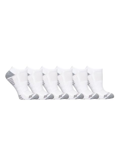 Columbia Women's No-Show With Pique Footbed Socks - 6 Pack