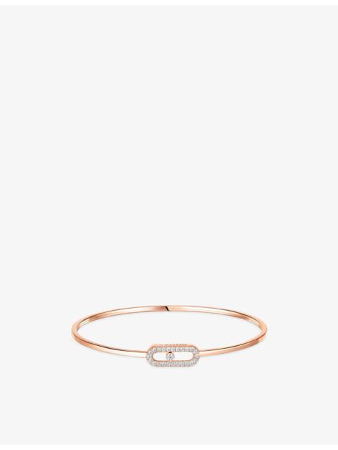MESSIKA Move Uno Small Flex 18ct Gold And 0.14ct Diamond Bracelet