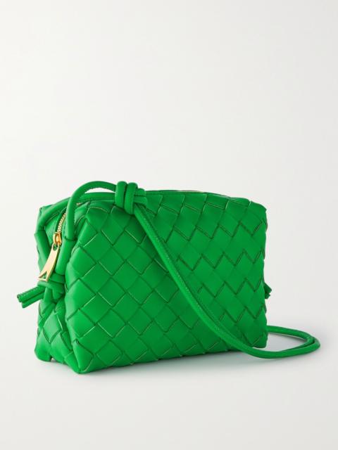Bottega Veneta Loop mini intrecciato leather shoulder bag Green