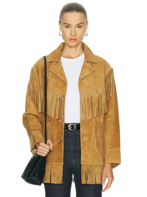 Polo Ralph Lauren Fringe Suede Jacket