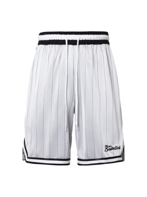Nike Nike Casual Breathable Sports Lacing Stripe Shorts Gray White DA5710-100