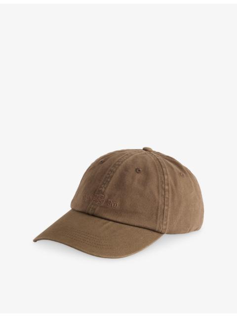 Stone Island Brand-Embroidered Cotton Cap