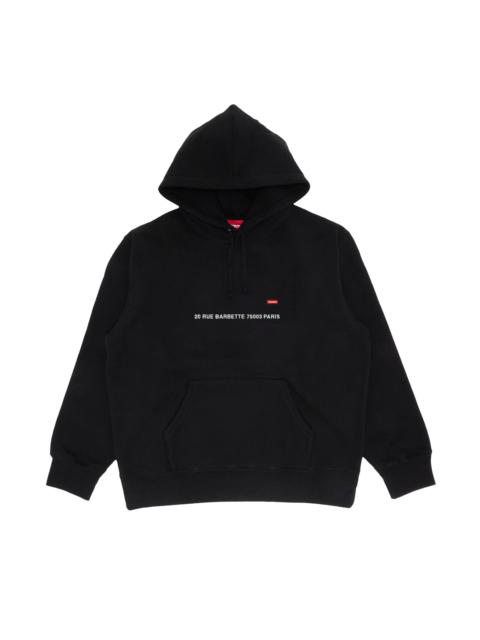 Supreme Shop Small Box Hooded Sweatshirt - Paris 'Black'