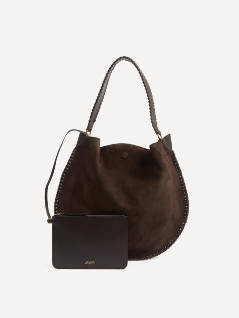 Isabel Marant Oksan Soft Suede Shoulder Bag