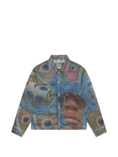 DENIM TEARS x Levi's Big Chief patterned denim jacket