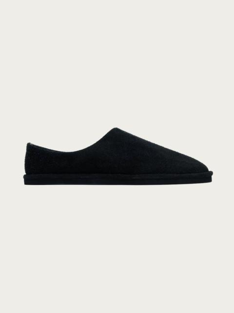 AURALEE Suede Sandals - Black Suede