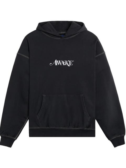 AWAKE NY Classic Embroidered Logo Hoodie "Slate" AWK FW22 HD006 SLA