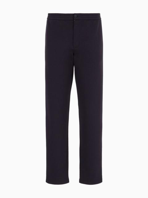 Cotton double-jersey trousers