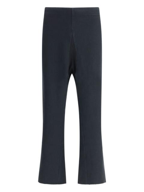 Maison Margiela flared raw-edge trousers
