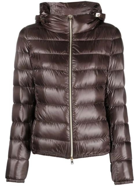 Herno high-shine puffer jacket