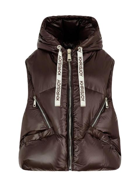Khrisjoy Women's Iconic Milano Down Vest - Chocolate