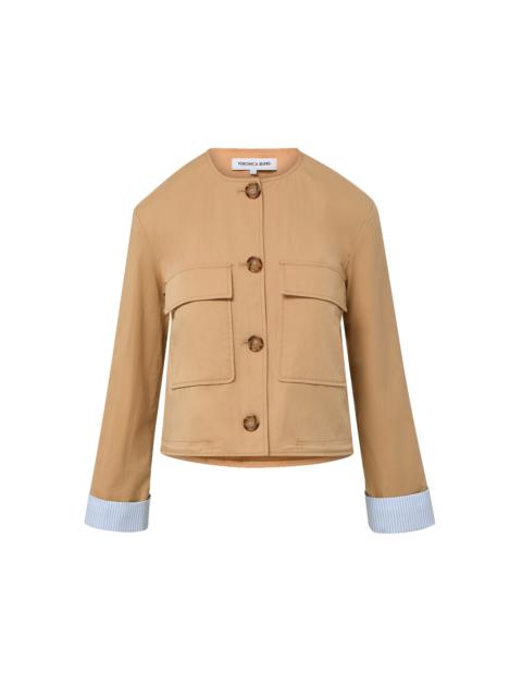 VERONICA BEARD GALA CROPPED UTILITY JACKET