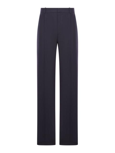 SAINT LAURENT HIGH-WAISTED WOOL TROUSERS