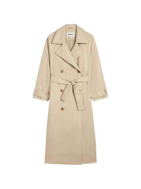 APPARIS Lana double-breasted trench coat