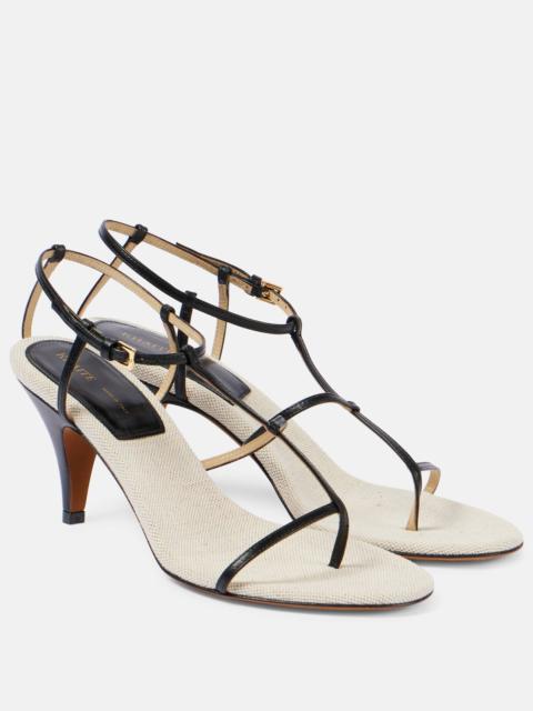 KHAITE Jones leather sandals