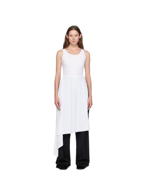MARIE ADAM-LEENAERDT White 'Bathingsuit' Pareo Midi Dress