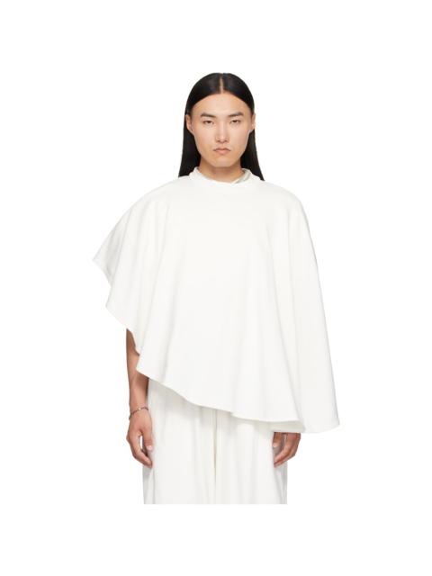 HED MAYNER Off-White Cape Sweatshirt