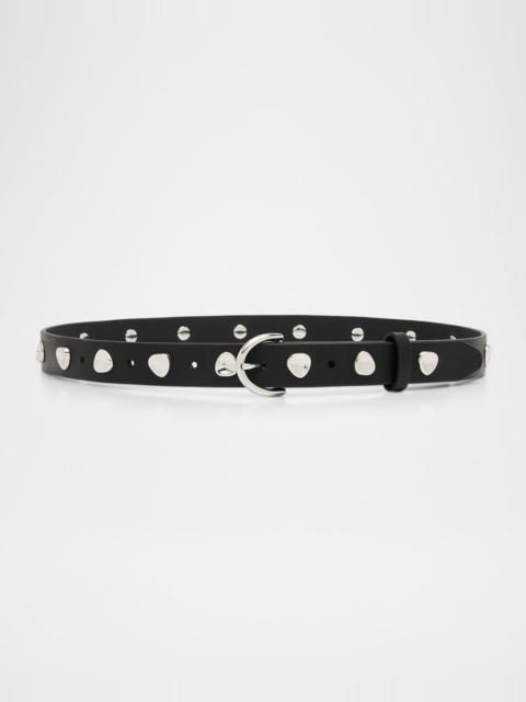 rag & bone Brynn Studded Leather Belt