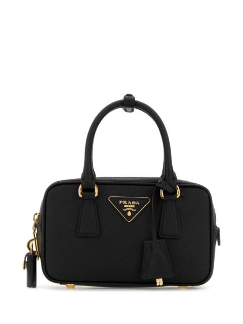 Prada Prada Mini Leather Handbag, 19 cm x 13 cm x 6 cm