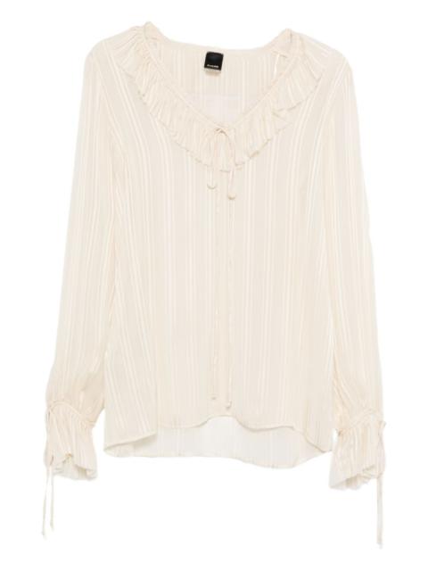 PINKO Biddy ruffled blouse