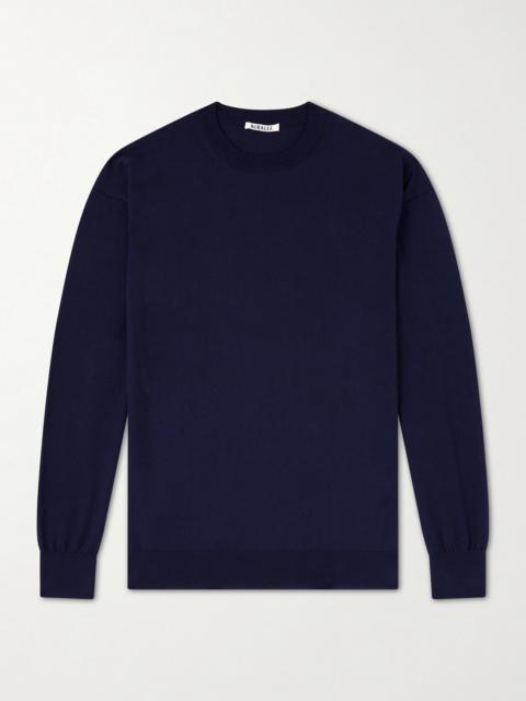 AURALEE Luster Knitted T-Shirt