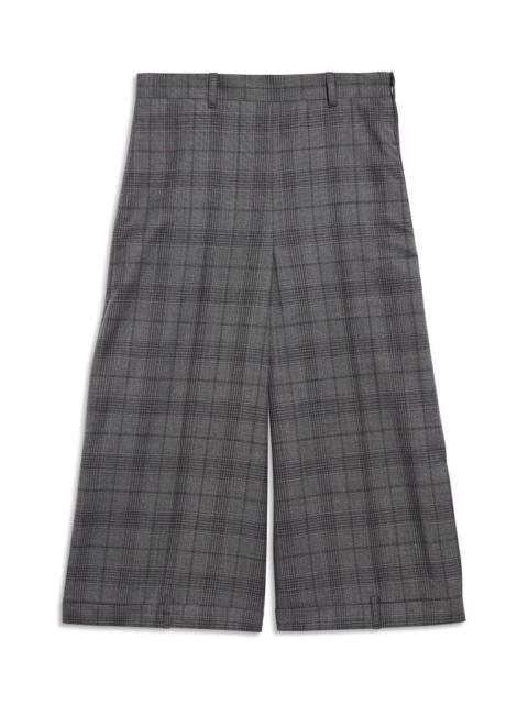 BALENCIAGA Women's Deconstructed Long Shorts in Grey