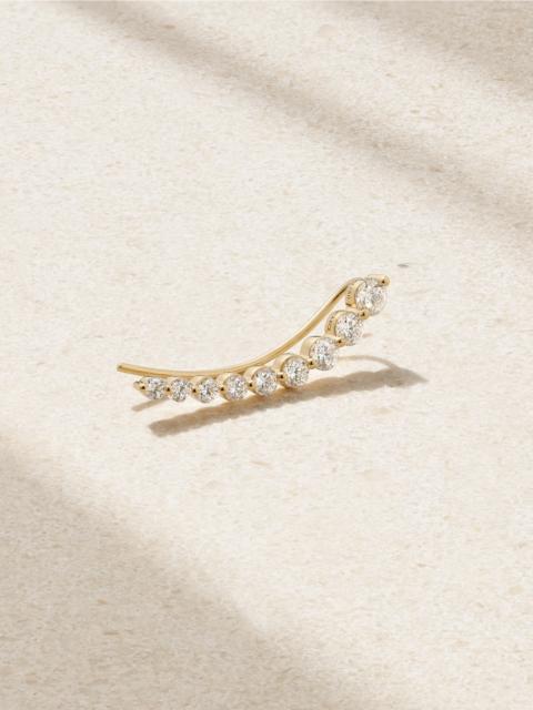 ANITA KO 18-karat Gold Diamond Single Earring