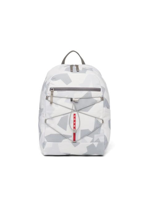 Prada Printed technical fabric backpack