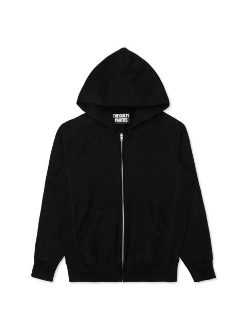 WACKO MARIA WACKO MARIA HEAVYWEIGHT FULL ZIP HOODED SWEAT SHIRT 'TYPE 2' - BLACK